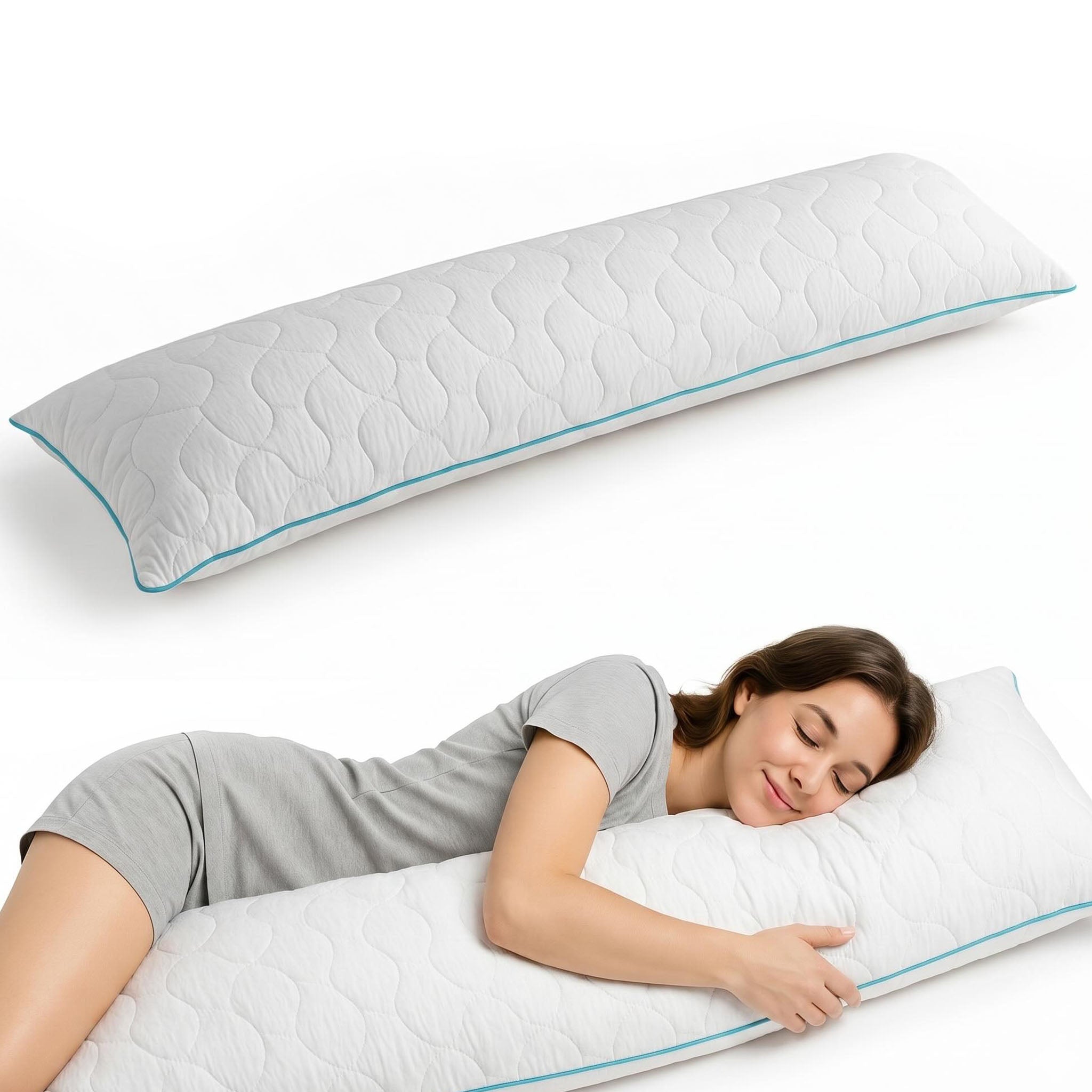 Almohada para dormir de lado Vital-Dream con funda