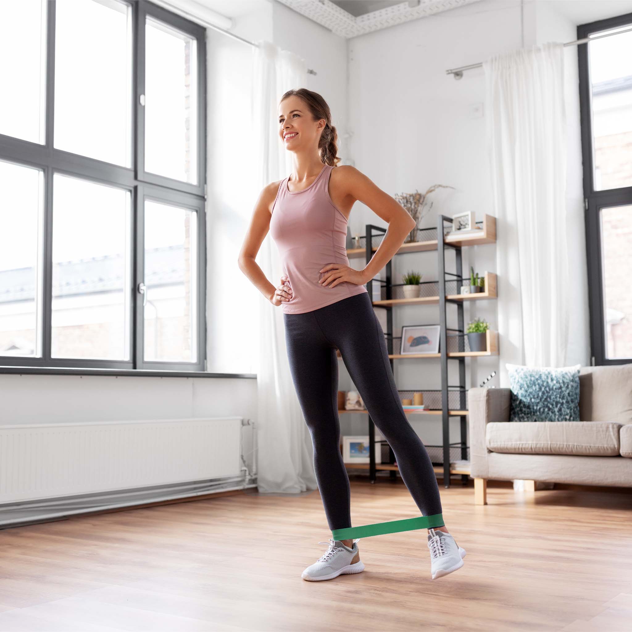 Bandas de fitness loops de textil